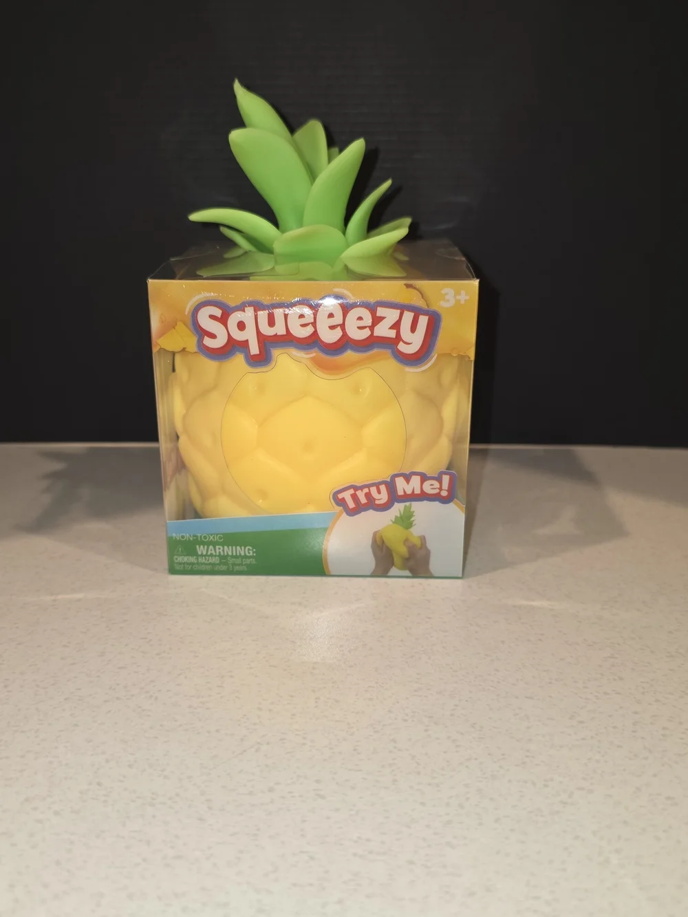 Pineapple Squishy Stress Toy - Yellow